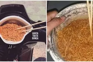 11 Potret lucu yang penting makan ini bikin geleng kepala