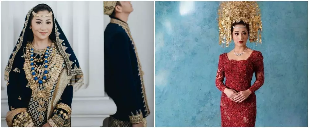 Beda gaya pernikahan Winona dan Nikita Willy © Instagram