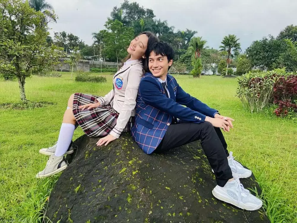 Kebersamaan Megan Domani dan Farhan Rasyid di lokasi syuting Instagram