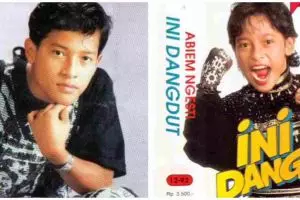 9 Gaya Abiem Ngesti 'Pangeran Dangdut' di cover album 90-an, ikonik