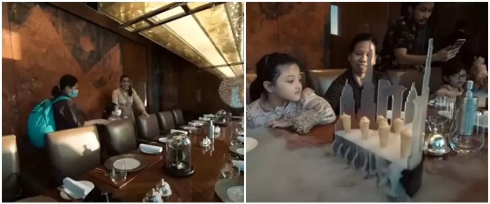 momen seleb dinner di Burj Khalifa © berbagai sumber momen seleb dinner di Burj Khalifa © berbagai sumber