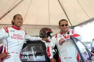 Kondisi Bambang Soesatyo dan Sean Gelael usai kecelakaan reli