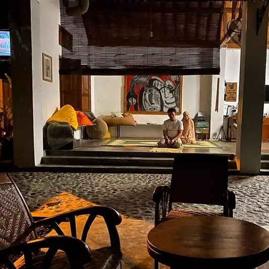 Pendopo rumah seleb © Istimewa