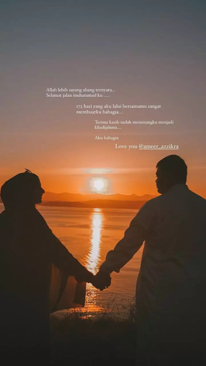 kenangan manis ameer dan nadzira © instagram kenangan manis ameer dan nadzira © instagram