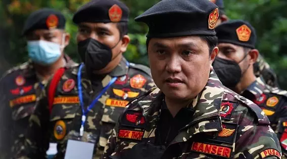 Erick Thohir resmi jadi anggota kehormatan Banser Instagram Erick Thohir resmi jadi anggota kehormatan Banser Instagram