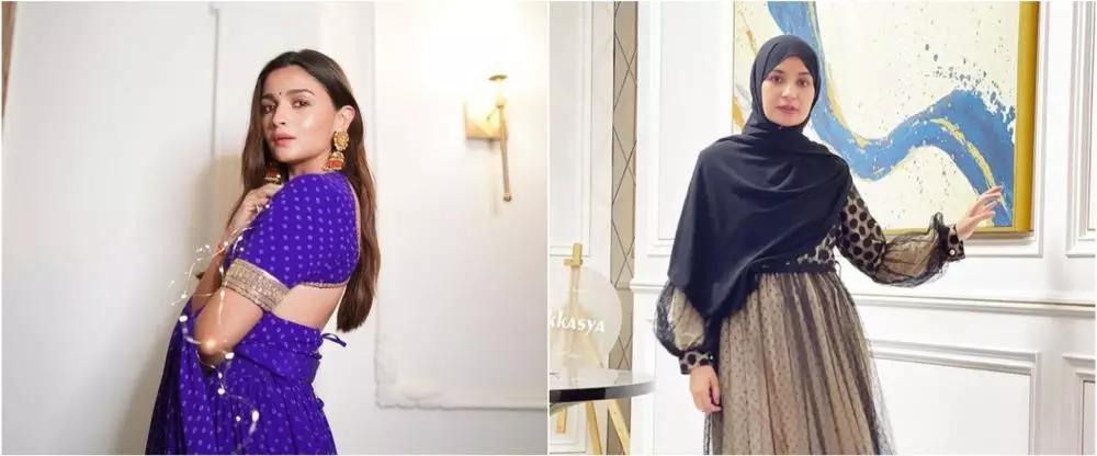 beda gaya Alia Bhatt dan Shireen Sungkar Berbagai sumber  beda gaya Alia Bhatt dan Shireen Sungkar Berbagai sumber