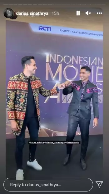 Penampilan Arya Saloka di IMA Awards 2021 © Instagram Penampilan Arya Saloka di IMA Awards 2021 © Instagram