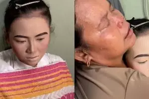 Disebut kerasukan arwah ibu pengantin, wanita ini nangis minta peluk