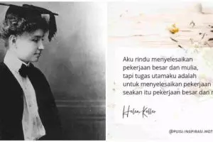 55 Kata-kata motto hidup Helen Keller, bermakna mendalam & memotivasi