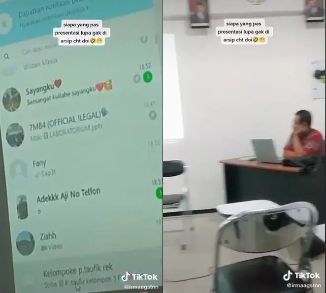 presentasi lupa tutup chat pacar © 2021 brilio.net