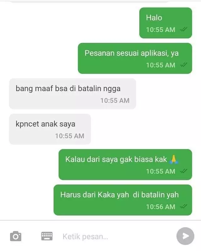 chat kalau driver ojek online ngeles © 2021 instagram.com chat kalau driver ojek online ngeles © 2021 instagram.com