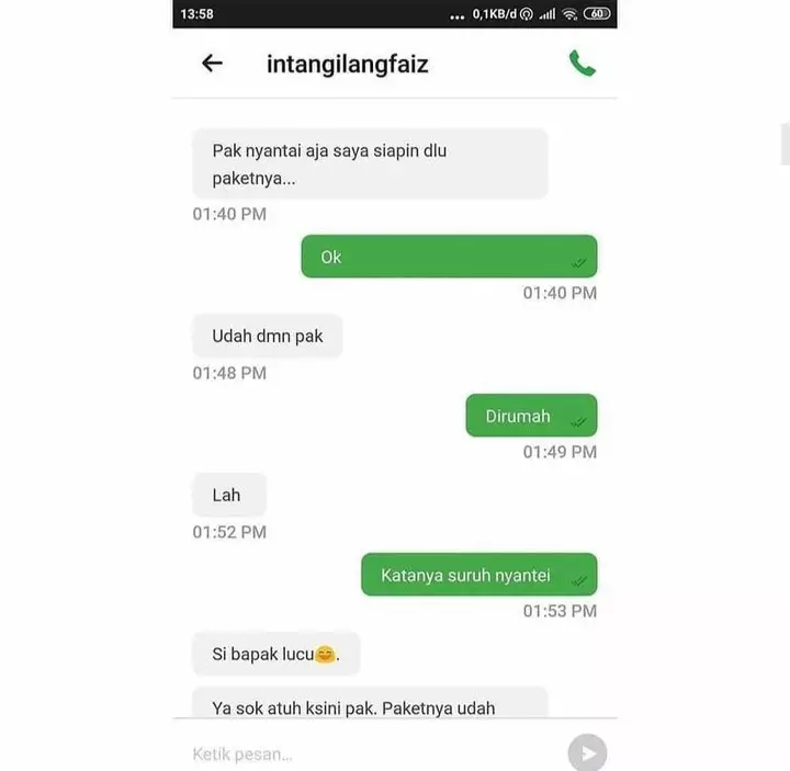 chat kalau driver ojek online ngeles © 2021 instagram.com chat kalau driver ojek online ngeles © 2021 instagram.com