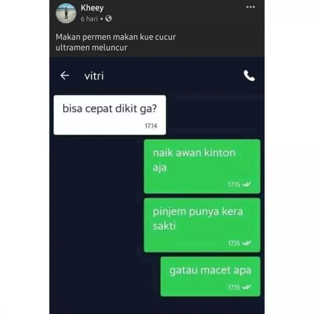 chat kalau driver ojek online ngeles © 2021 instagram.com chat kalau driver ojek online ngeles © 2021 instagram.com