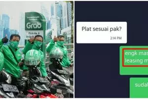 11 Chat lucu driver ojek online mau ngeles ini bikin tepuk jidat