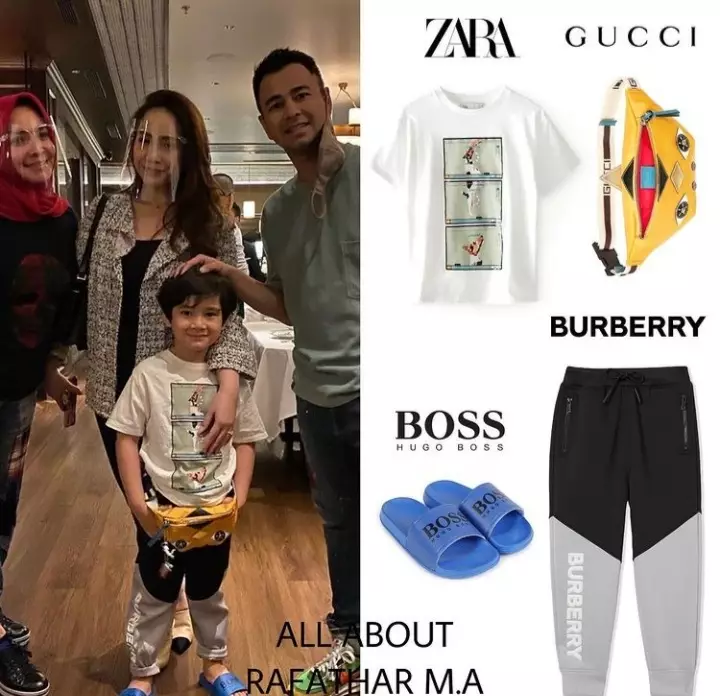 fashion item Rafathar ini ternyata mewah Berbagai sumber 