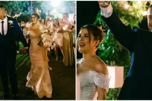 Baru diungkap, ini 9 momen resepsi Miller Khan dan Farina di Bali