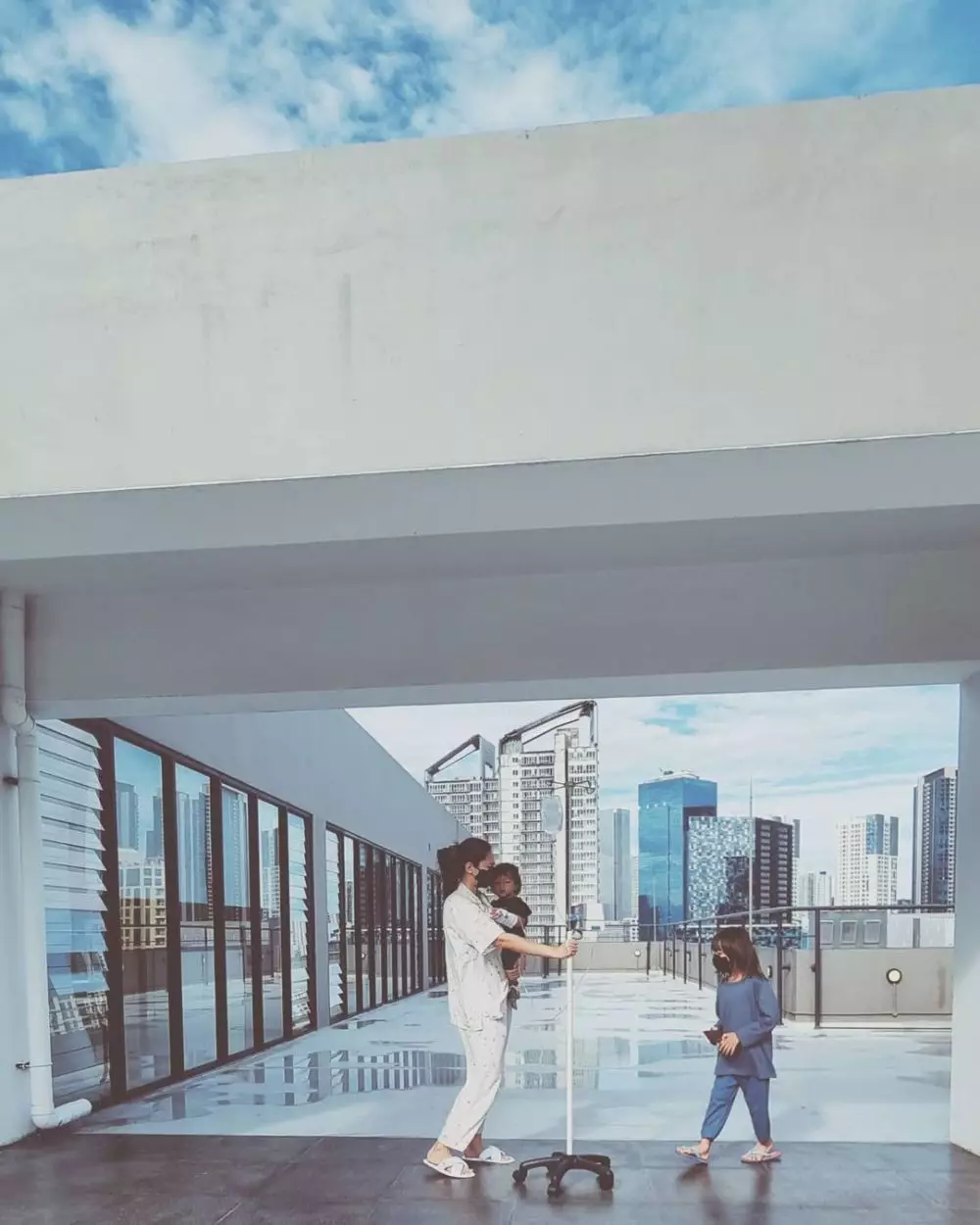 Cerita Sabai hadapi anak DBD © Instagram