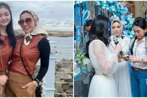 7 Momen pertemuan Bella Shofie dan mantan istri suaminya di ultah anak