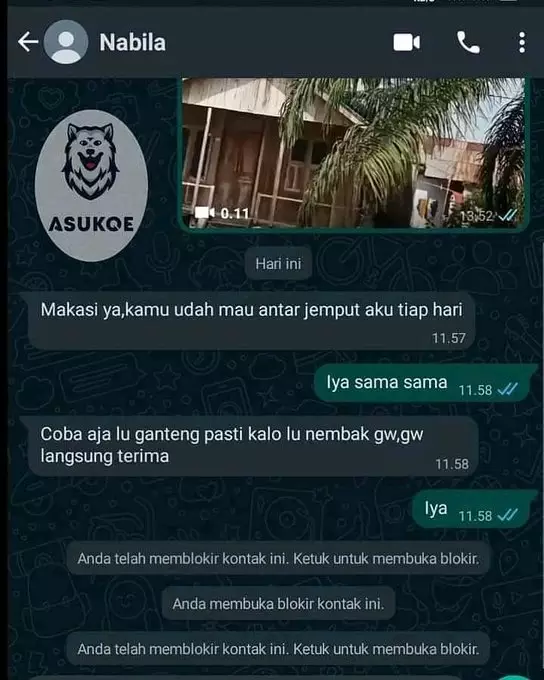chat maunya romantis malah jadi nyesek abis © 2021 twitter.com