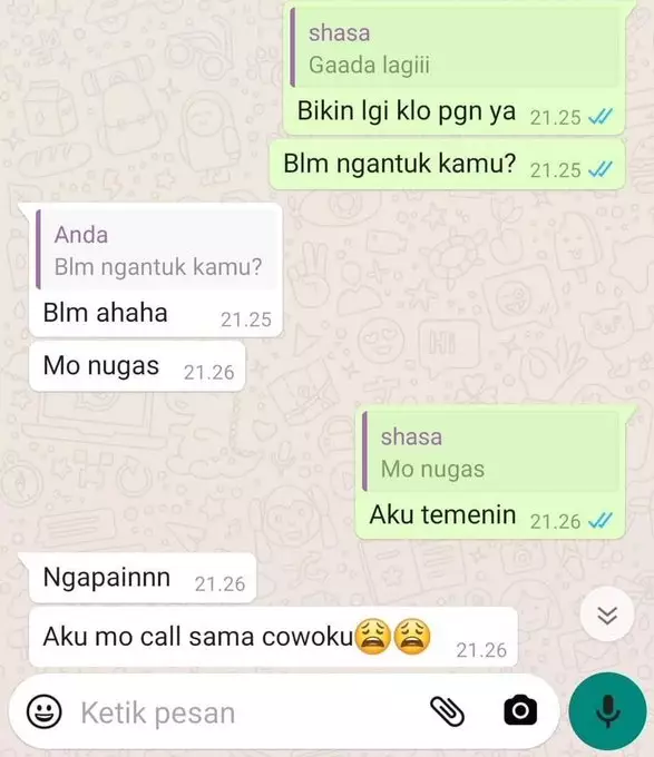 chat maunya romantis malah jadi nyesek abis © 2021 twitter.com