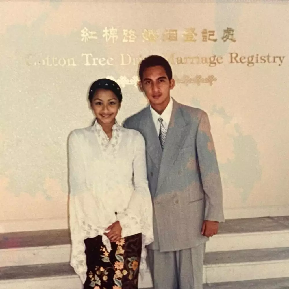 potret lawas frans mohede dan amara menikah © instagram