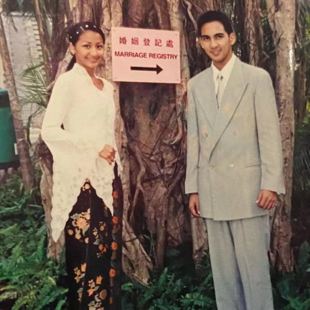 potret lawas frans mohede dan amara menikah © instagram