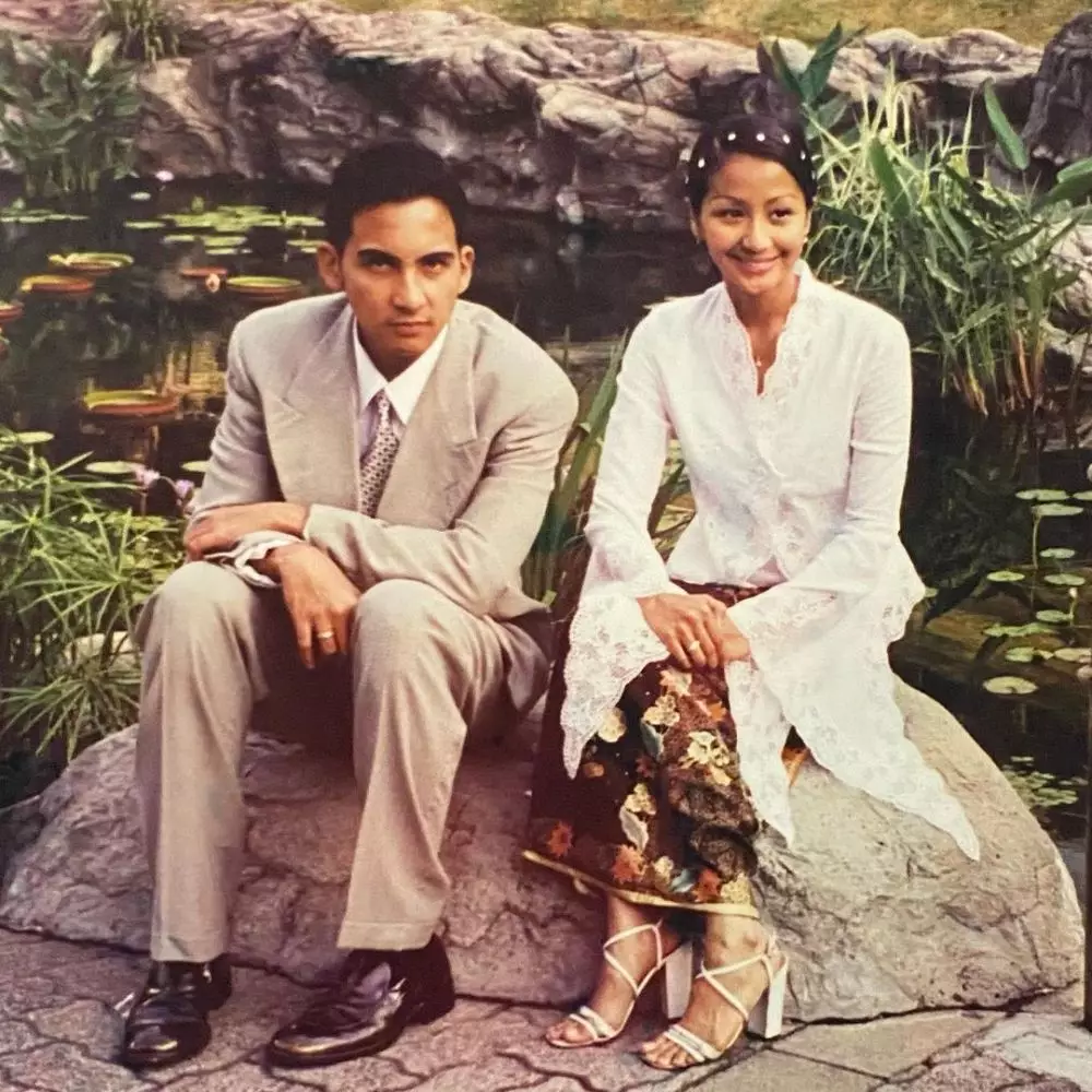 potret lawas frans mohede dan amara menikah © instagram