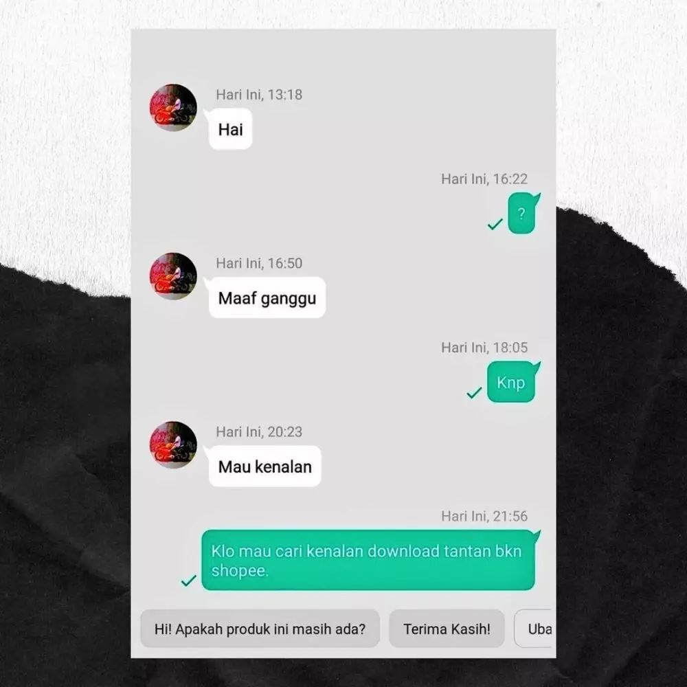 chat pembeli online shop cuma nanya doang © 2021 instagram.com chat pembeli online shop cuma nanya doang © 2021 instagram.com