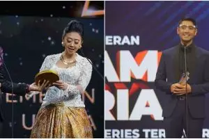 7 Gaya Arya Saloka di berbagai acara penghargaan, gagah dan elegan