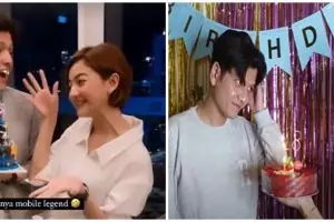 9 Potret ulang tahun Rendi Jhon, dapat kejutan dari Glenca Chysara