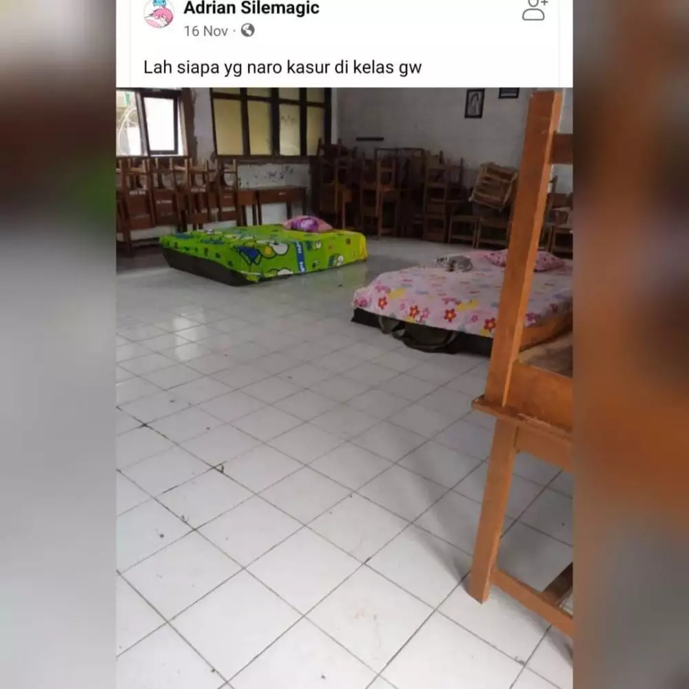benda nyeleneh di ruang kelas bikin heran © 2021 instagram.com