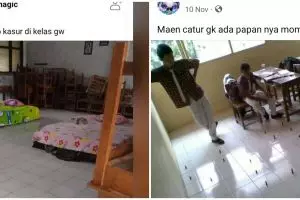 11 Benda nyeleneh di ruang kelas ini bikin yang lihat bingung