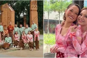 Pesona 7 bridesmaid di lamaran Vidi Aldiano, Renatta anggun berkebaya