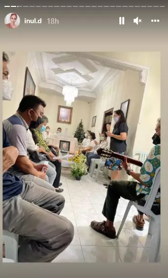 ibu mertua Inul Daratista meninggal dunia © Instagram