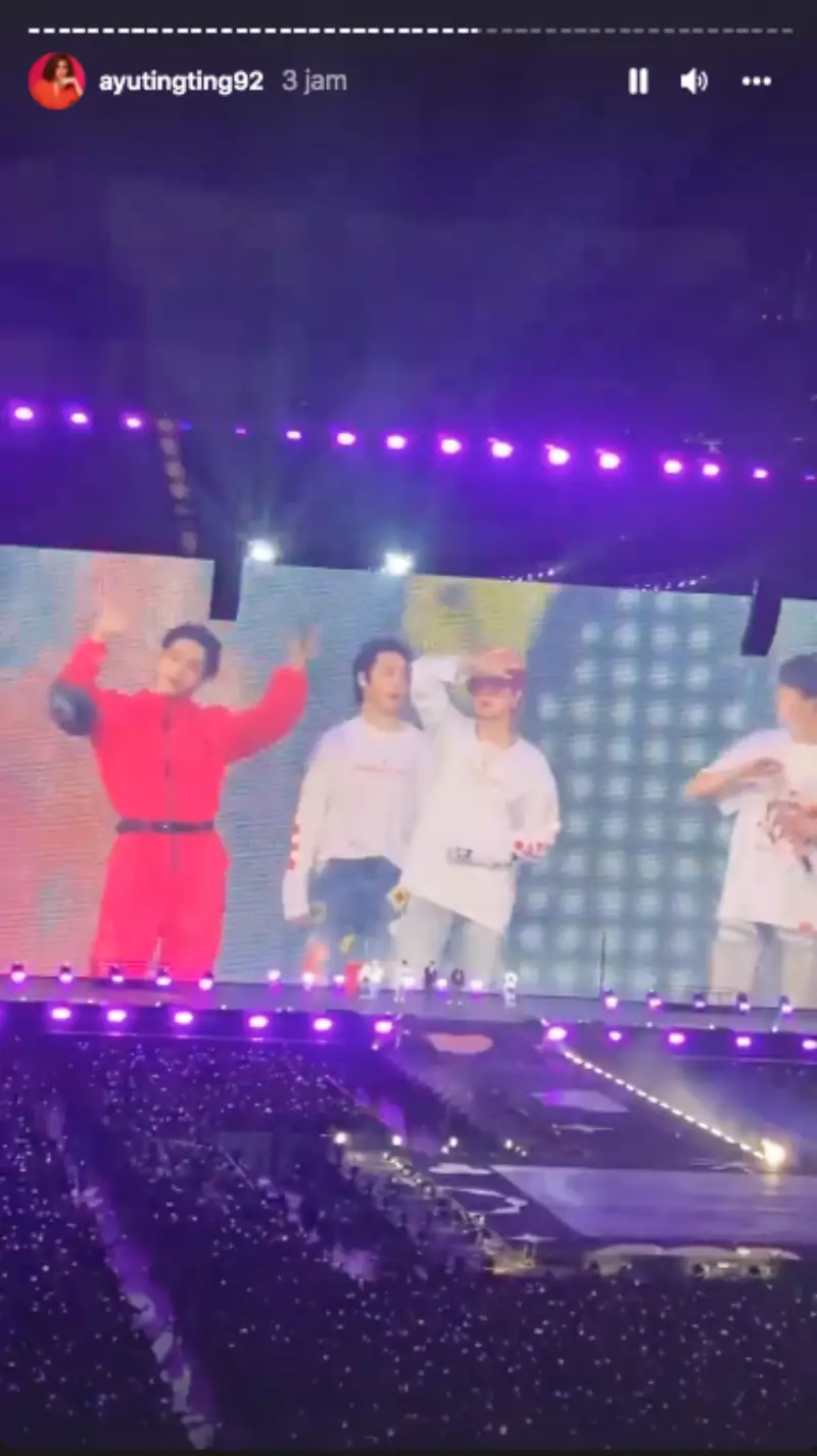 ayu konser bts © 2021 Instagram
