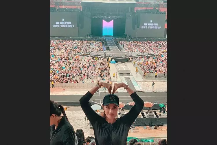  Momen seleb nonton konser K-Pop Berbagai sumber 