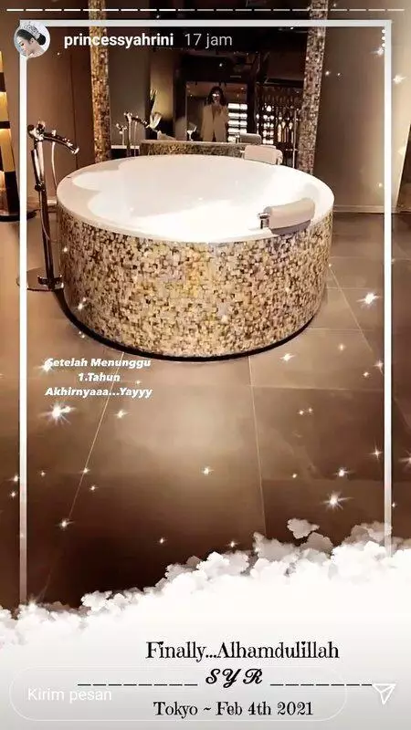 Fasilitas kamar mandi seleb Instagram/YouTube Fasilitas kamar mandi seleb Instagram/YouTube