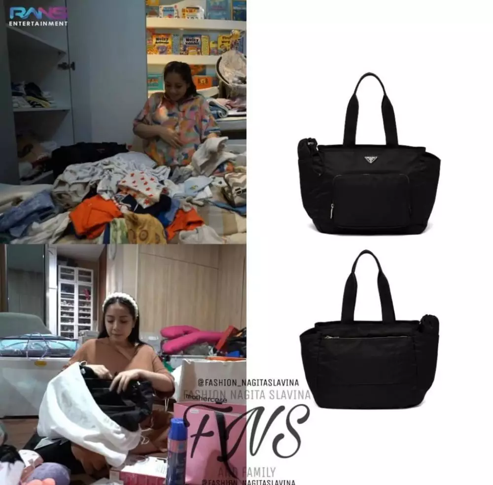 Fashion item Nagita saat momong anak Instagram