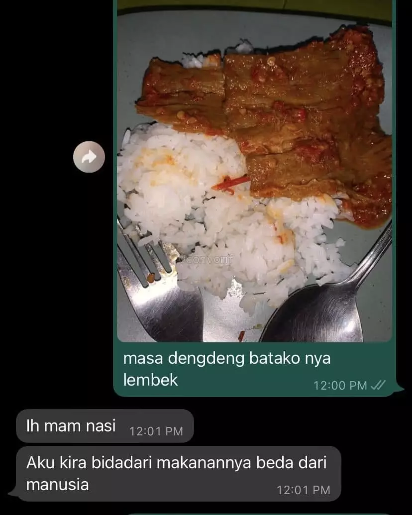 chat lucu kalau lagi capek sama diri sendiri © 2021 instagram.com