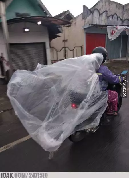 momen lucu orang kalau lagi hujan-hujanan © 2021 1cak.com