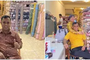 11 Potret toko kain ayah Bibi Ardiansyah di Tanah Abang