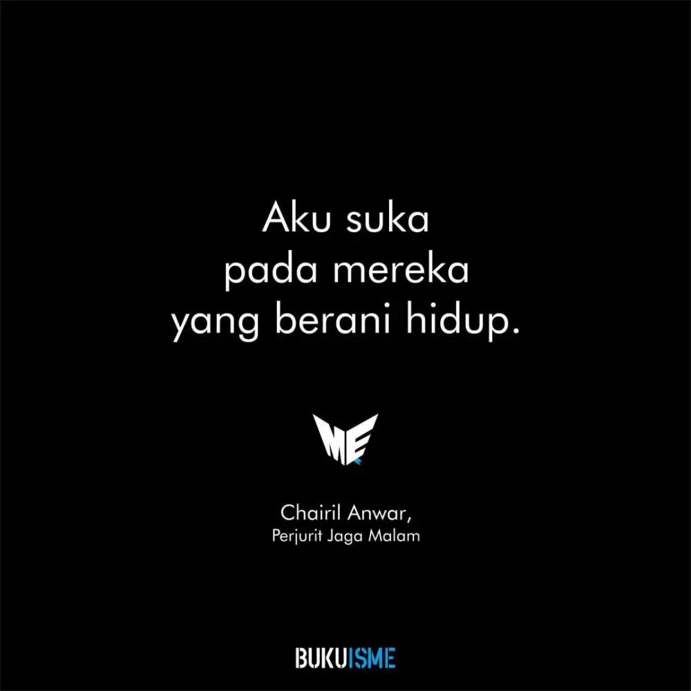 Contoh teks puisi Chairil Anwar © 2021 brilio.net