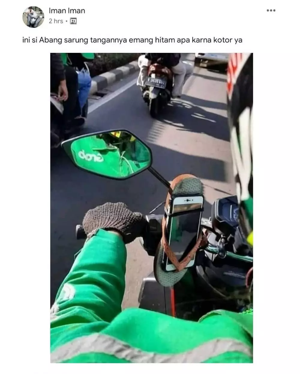driver ojek online ternyata kreatif abis © 2021 instagram.com