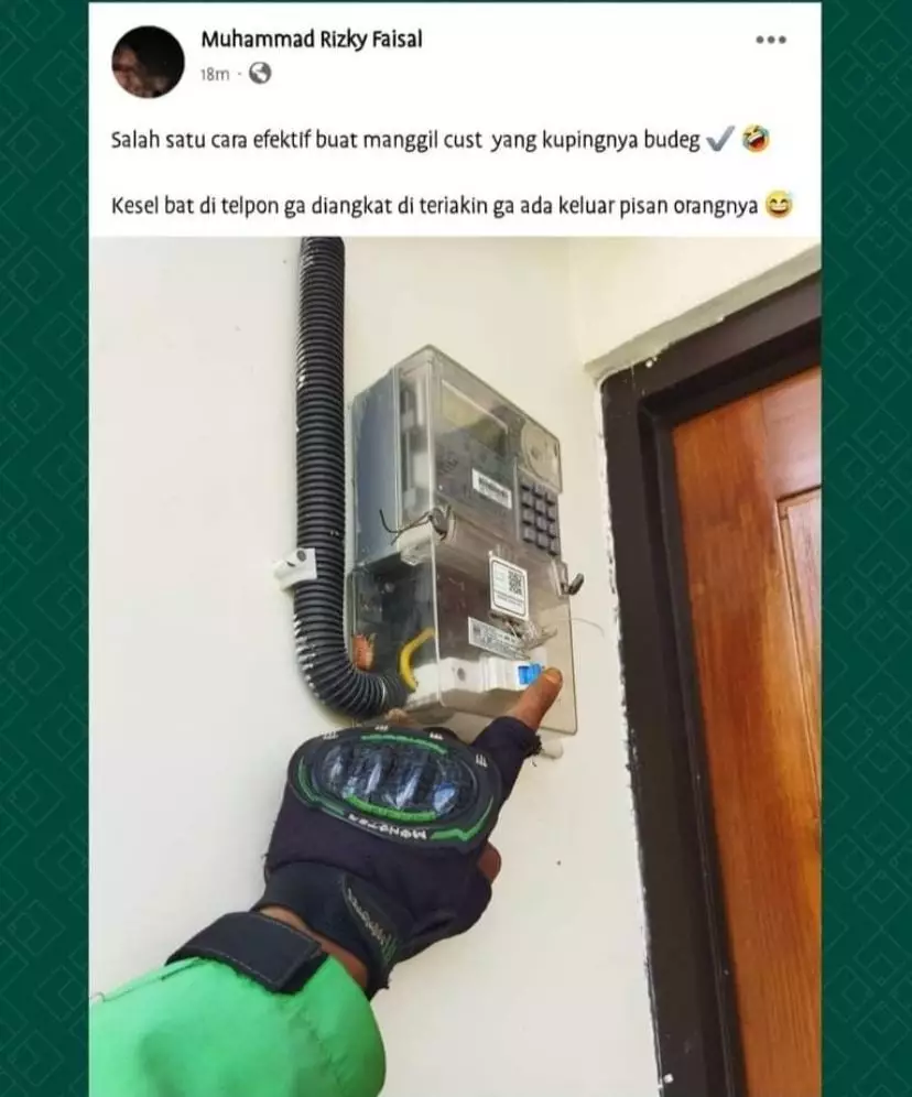 driver ojek online ternyata kreatif abis © 2021 instagram.com