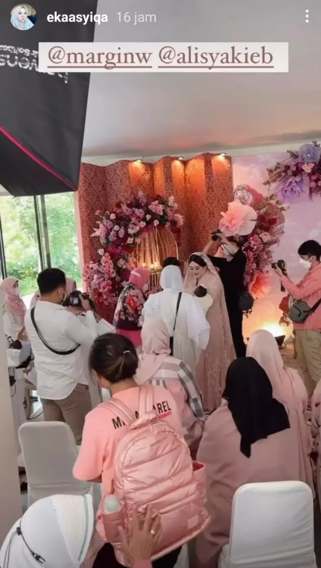 Momen akikah anak Margin dan Ali Syakieb © Instagram