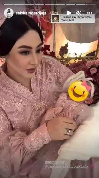 Momen akikah anak Margin dan Ali Syakieb © Instagram