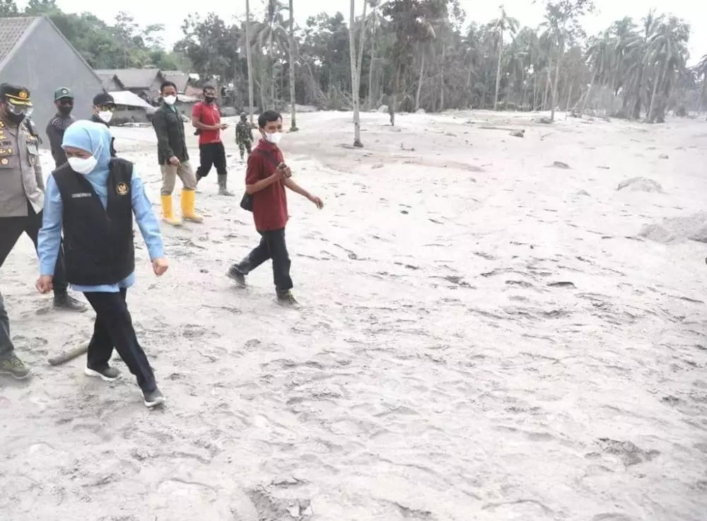 Kondisi terkini desa Lumajang pasca Gunung Semeru meletus Instagram Kondisi terkini desa Lumajang pasca Gunung Semeru meletus Instagram