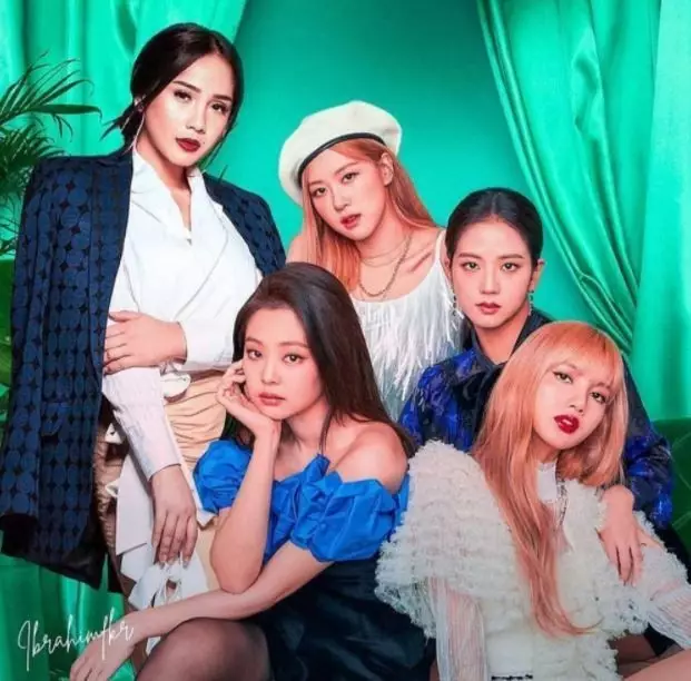 editan seleb bareng idol kpop bikin iri © instagram