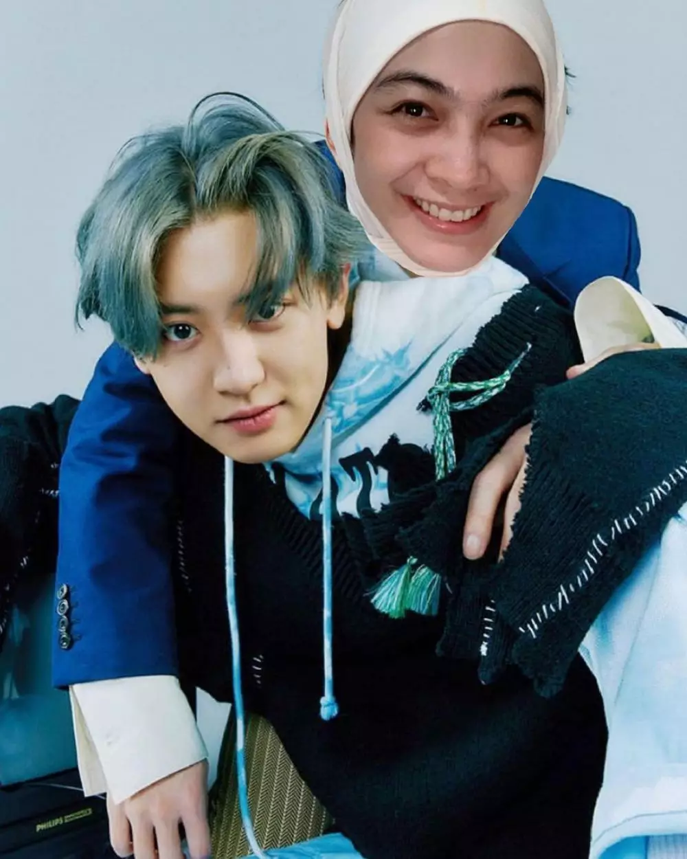 editan seleb bareng idol kpop bikin iri © instagram