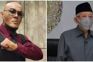 Disorot, begini gaya Deddy Corbuzier jadi 'bodyguard' Ma'ruf Amin